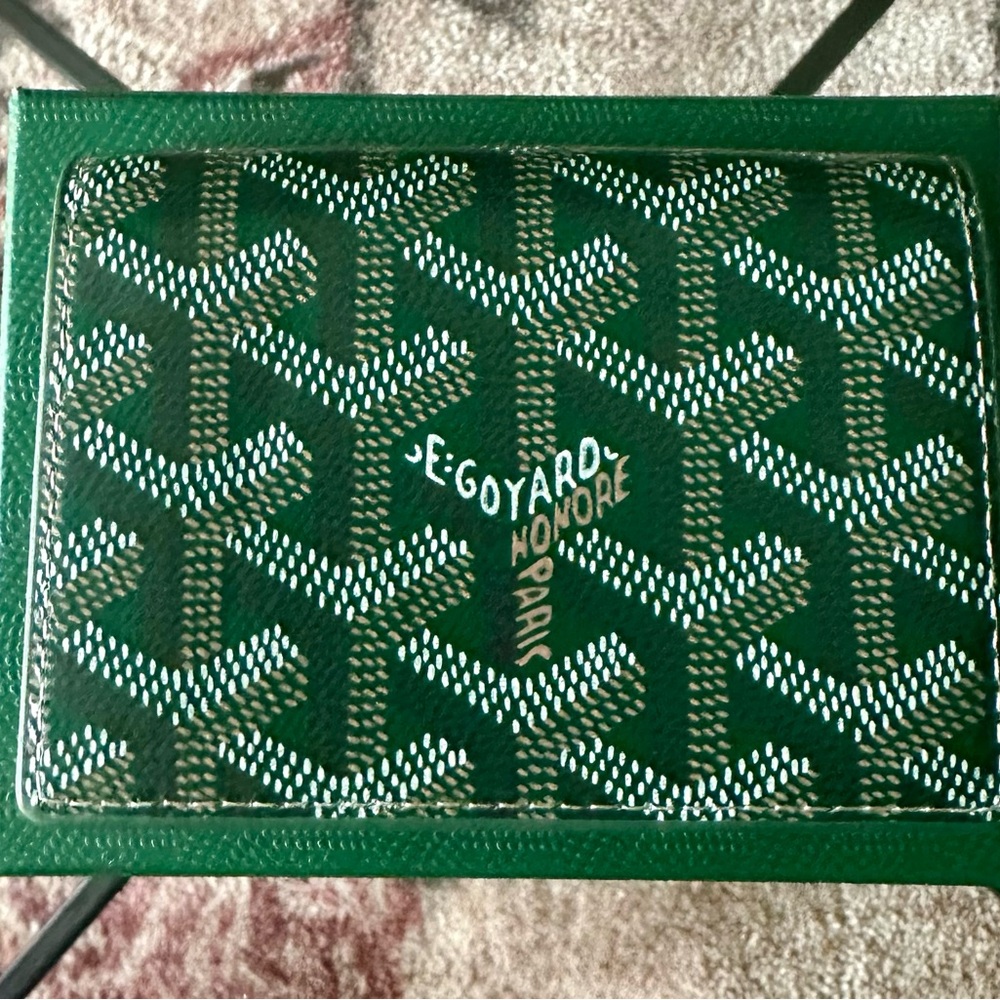 Goyard Emerald Green Leather Wallet